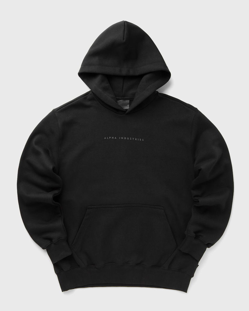 Pulover Alpha Industries Hooded Sweatshirt Črna | 756330-03