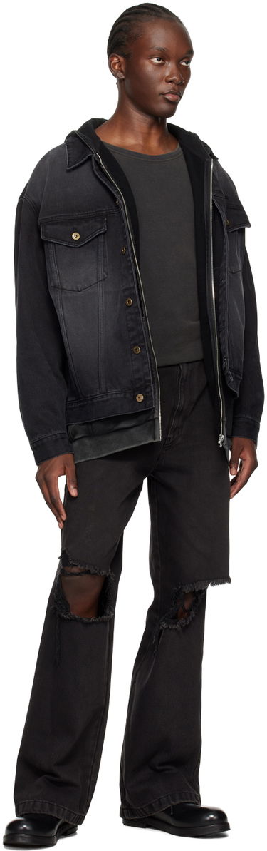 Jakna We11done We11done Faded Denim Jacket Črna | WD-DJ2-24-345-M-BK, 3