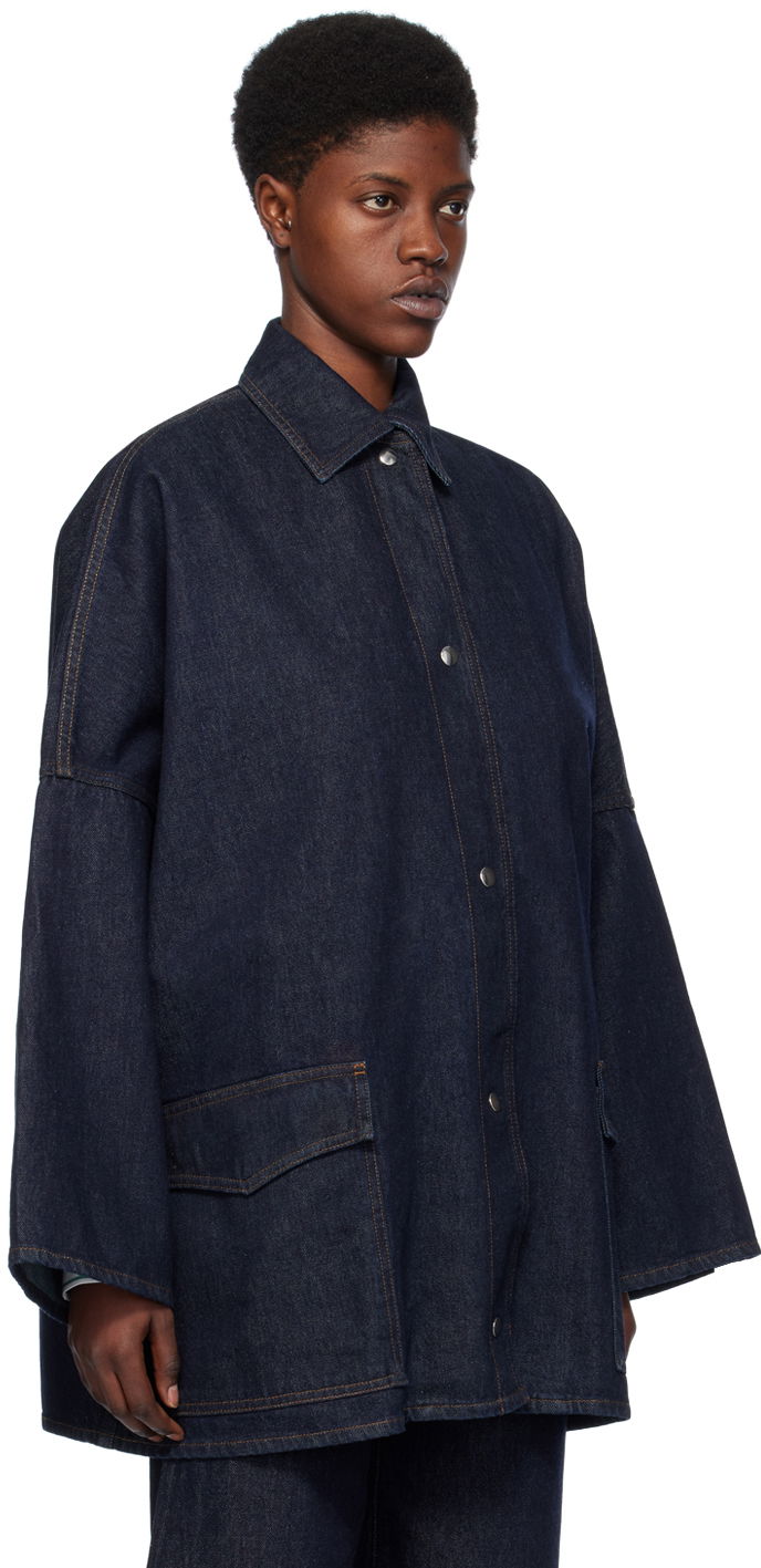 Jakna TOTEME TOTEME Denim  Jacket Modra | 241-WRO1050-FB0045, 1