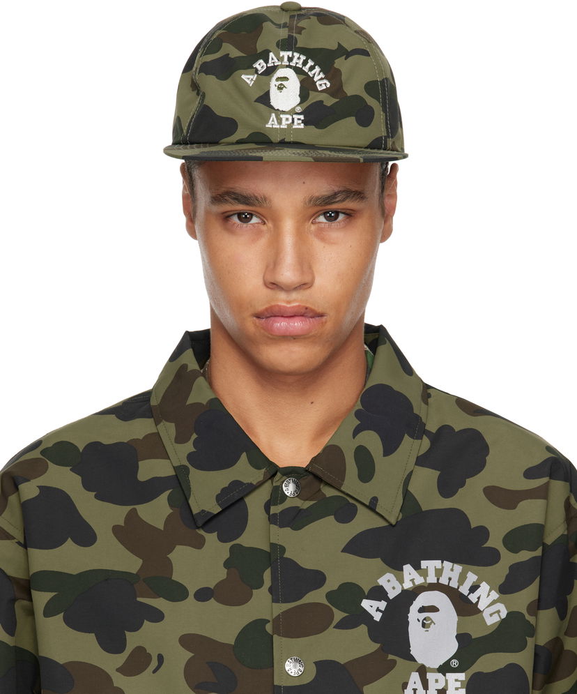 Kapa BAPE A Bathing Ape Gore-Tex 1st Camo Panel Cap Zelena | 001CPK701006M