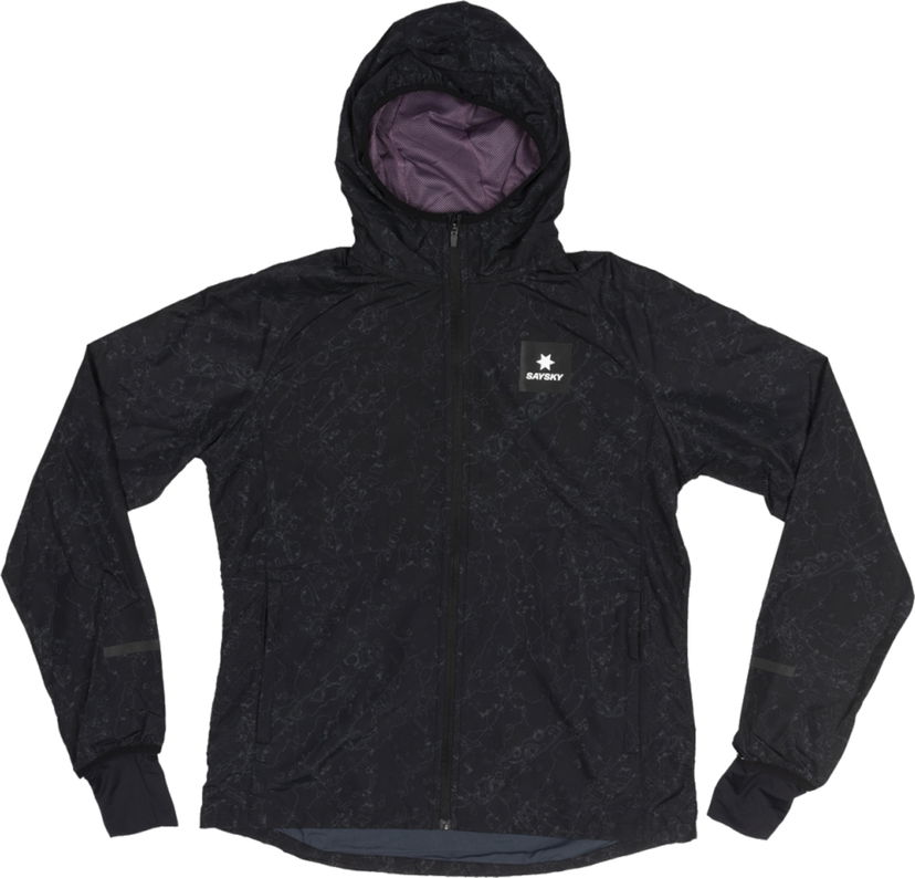 Vetrovka Saysky Saysky Map Pace Hooded Jacket Črna | jwrja01c1003