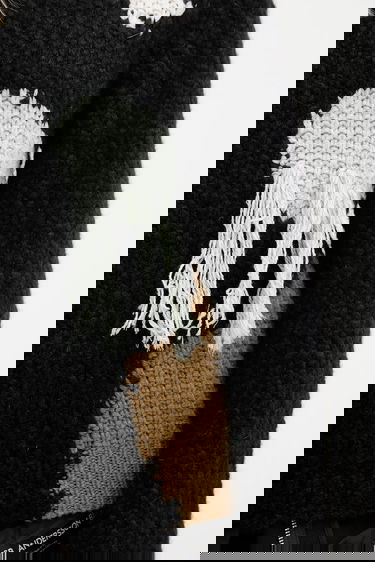Pleteni pulover Andersson Bell Andersson Bell Sylvia Abstract Patchwork Wool Sweater Večbarvna | atb1365w, 3