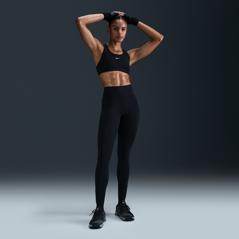 Pajkice Nike Nike Universa High-Waisted Mid-Support Full-Length Leggings with Pockets Črna | HQ6810-010