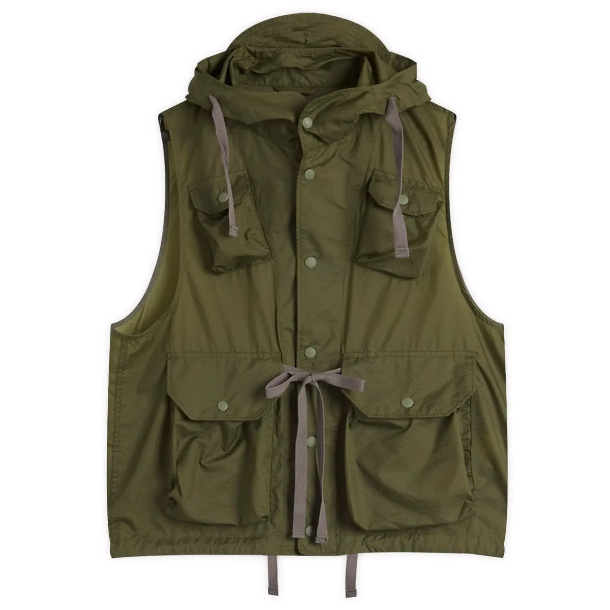 Telovnik Engineered Garments Engineered Garments Field Vest, Size Large Zelena | QT079-KD001, 0
