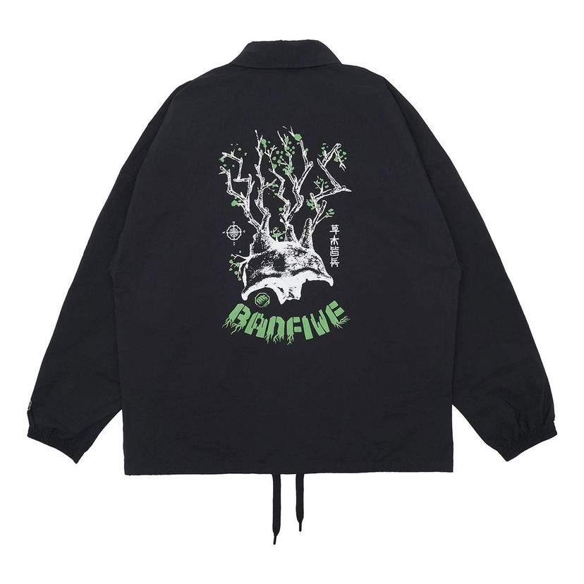 Vetrovka Li-Ning Graphic Print Coach Jacket Črna | AFDS567-2