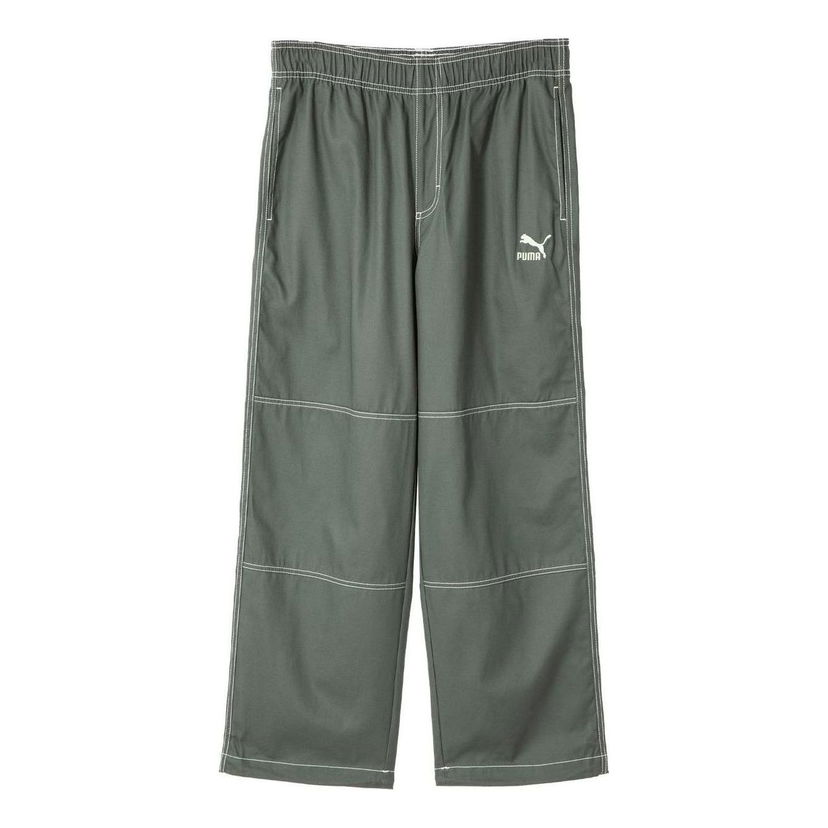 Hlače Puma Woven Pants Zelena | 626860-80