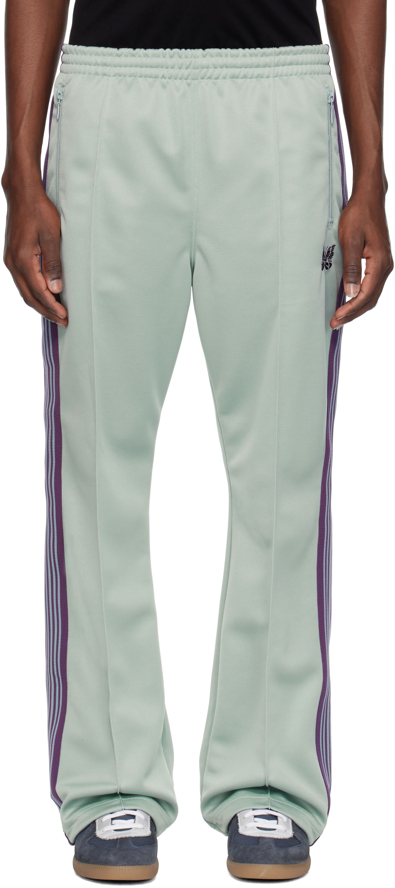 Trenirka Needles NEEDLES Boot-Cut Track Pants Zelena | QV309, 0