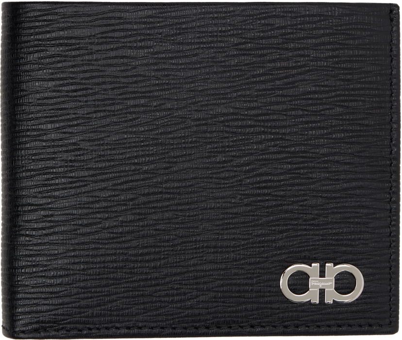 Denarnica FERRAGAMO Gancini Bifold Wallet Črna | 685956