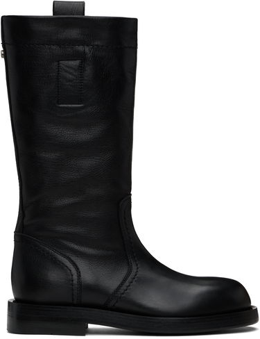 Oblačila Ann Demeulemeester Ann Demeulemeester Bente Leather Boots Črna | 2510-W-C32-LT157-099, 0