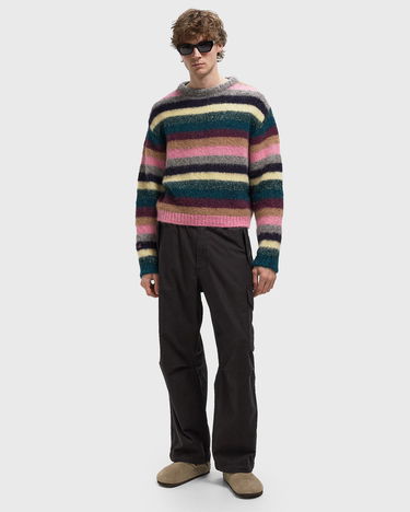 Pleteni pulover ERL Striped Alpaca Crewneck Knit Večbarvna | ERL11N002-1, 2