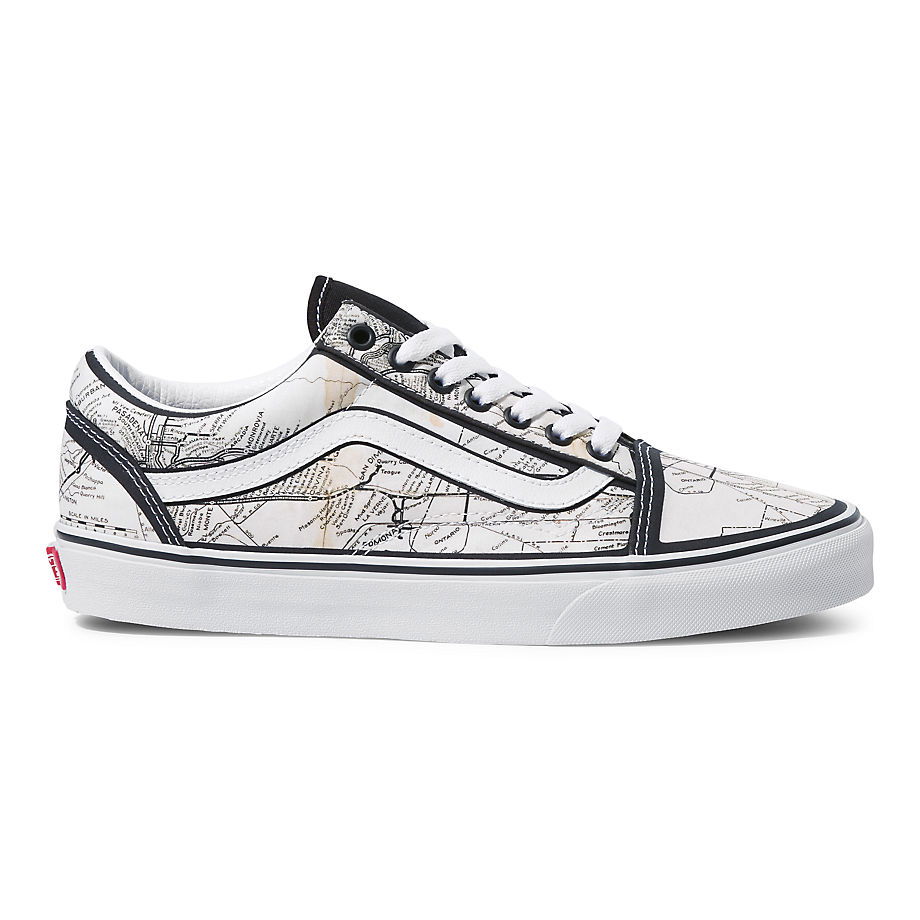 Superge in čevlji Vans Frances Stark/maps Old Skool Bela | VN0A5KRF94H, 0