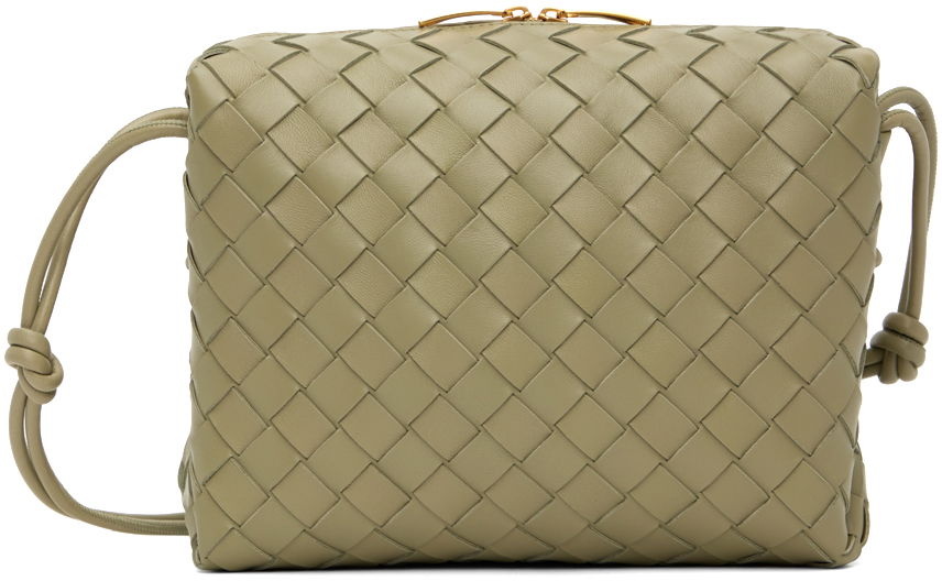 Torba za čez ramo Bottega Veneta Small Loop Camera Bag Bež | 723548 V1G11, 0