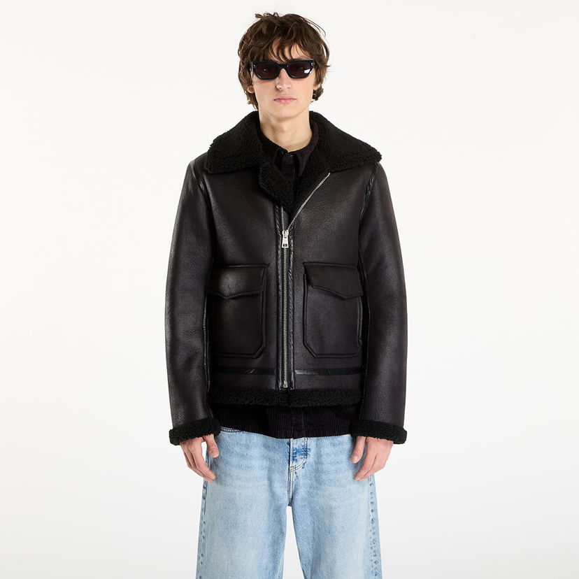 Bomber jakna A.P.C. Shearling Blouson Tommy Črna | PSALB-H02904 LZZ