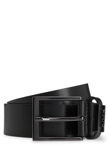 Pasovi BOSS Leather Belt with Logo Keeper undefined | 50491852
