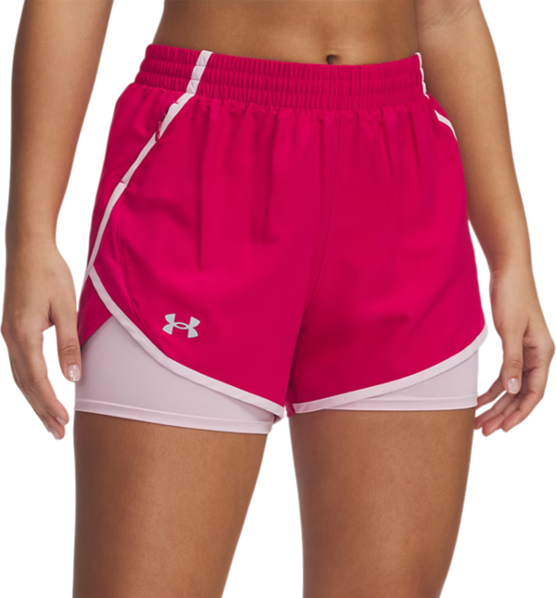Kratke hlače Under Armour Under Armour Fly By 2-in-1 Running Shorts Roza | 1382440-681, 0