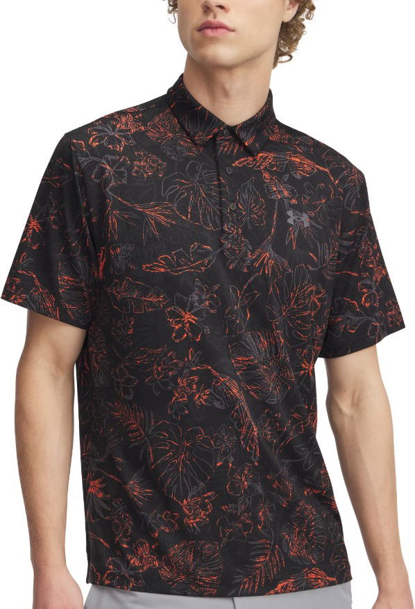 Polo majica Under Armour Under Armour Playoff 3.0 Printed Polo Shirt Črna | 1378677-013