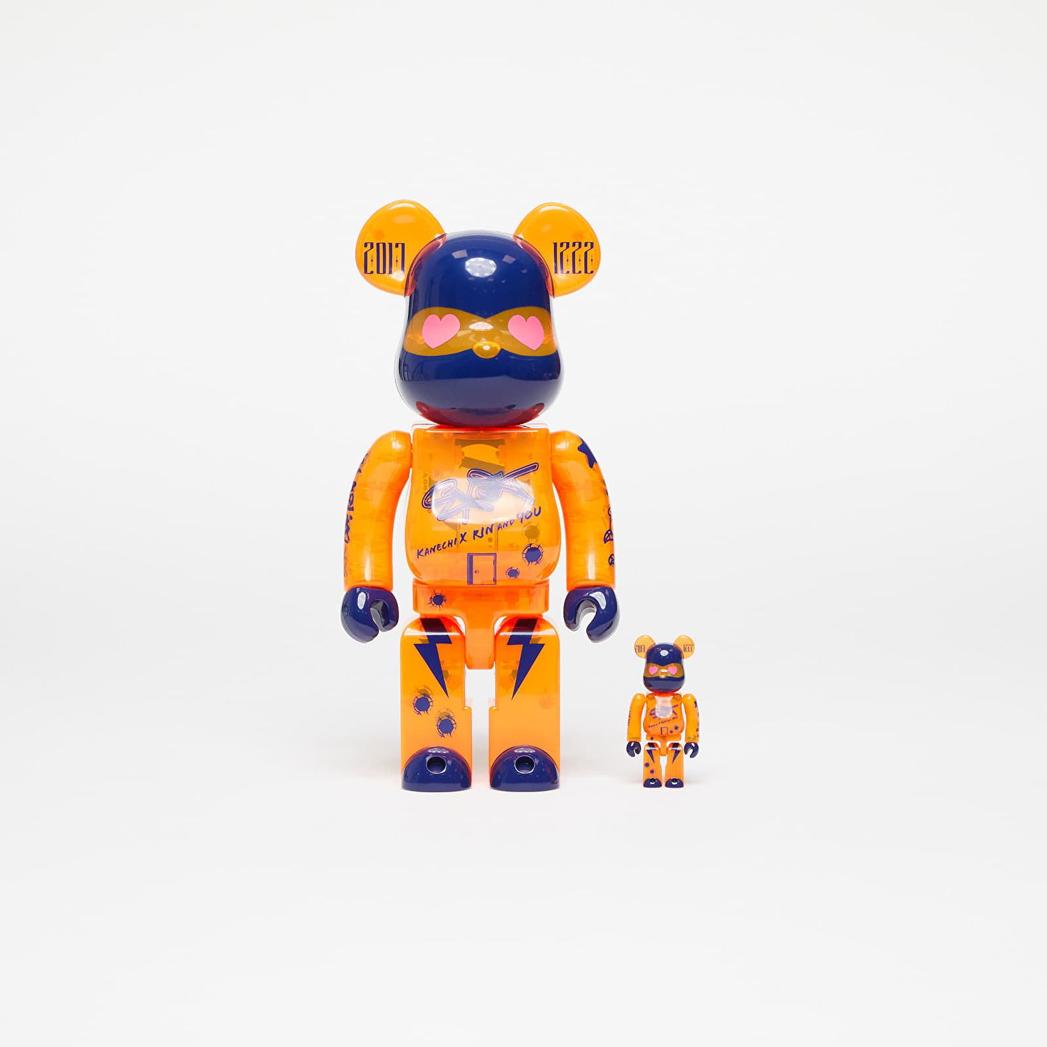 Collectibles Medicom Toy BE@RBRICK Exit 100% & 400% Set Oranžna | 4530956612799, 0