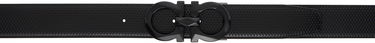 Pasovi FERRAGAMO Adjustable Gancini Reversible Belt Črna | 759035, 0