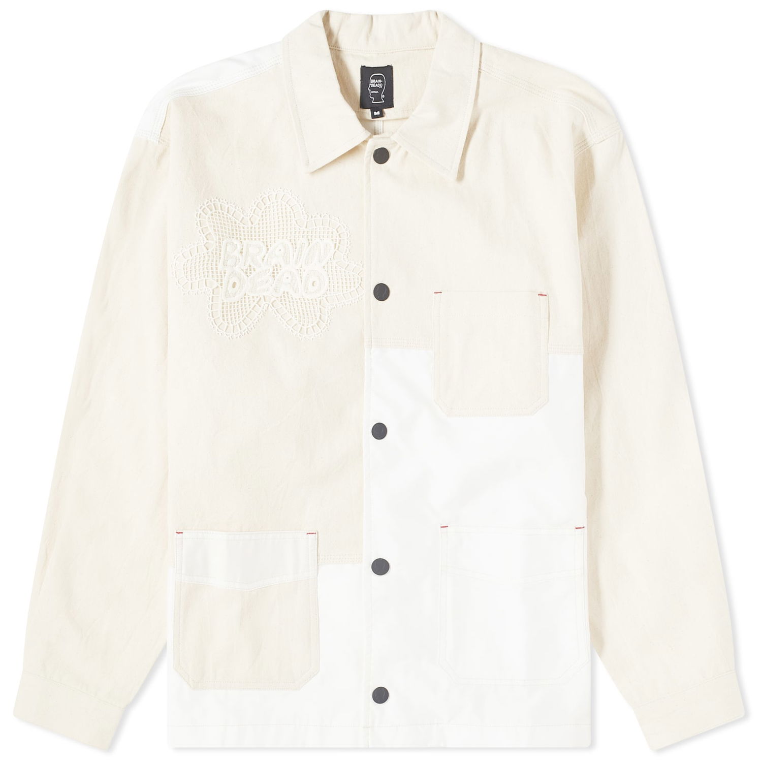 Jakna Brain Dead Brain Dead Doily Chore Jacket Bela | BDF23O00003468WH02, 0