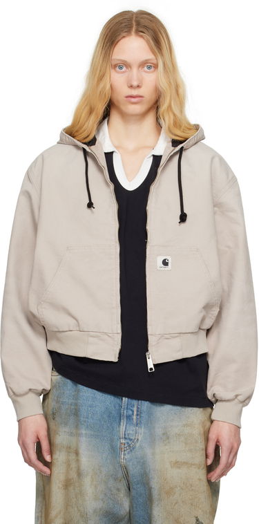 Jakna Carhartt WIP OG Active Cropped Hooded Jacket Bež | I034842 2OR4O, 0