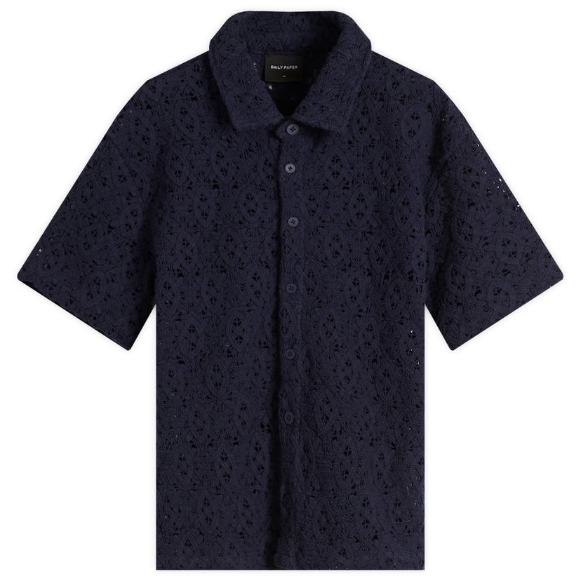 Srajce DAILY PAPER Daily Paper Lace Shield Vacation Shirt Mornarica | 2511118