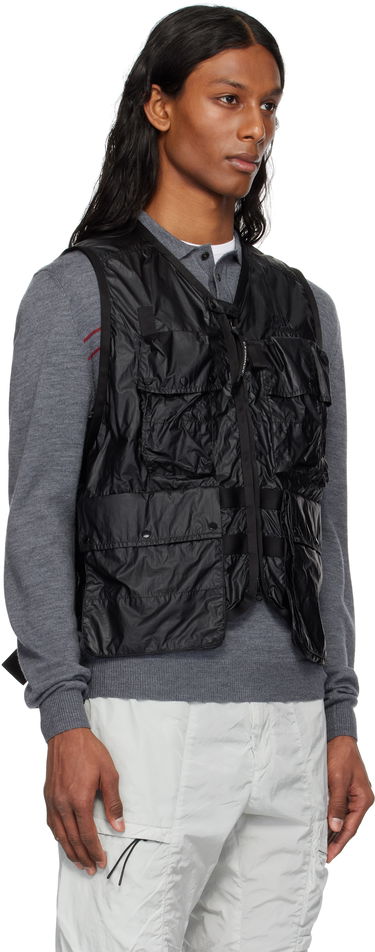 Telovnik C.P. Company C.P. Company CS II Logo Vest Črna | 18CMVE009A-110030G, 1