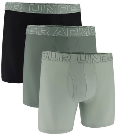 Boksarice Under Armour Under Armour UA Performance Tech Mesh 6" Boxer Briefs - 3-Pack Zelena | 1383884-377, 0