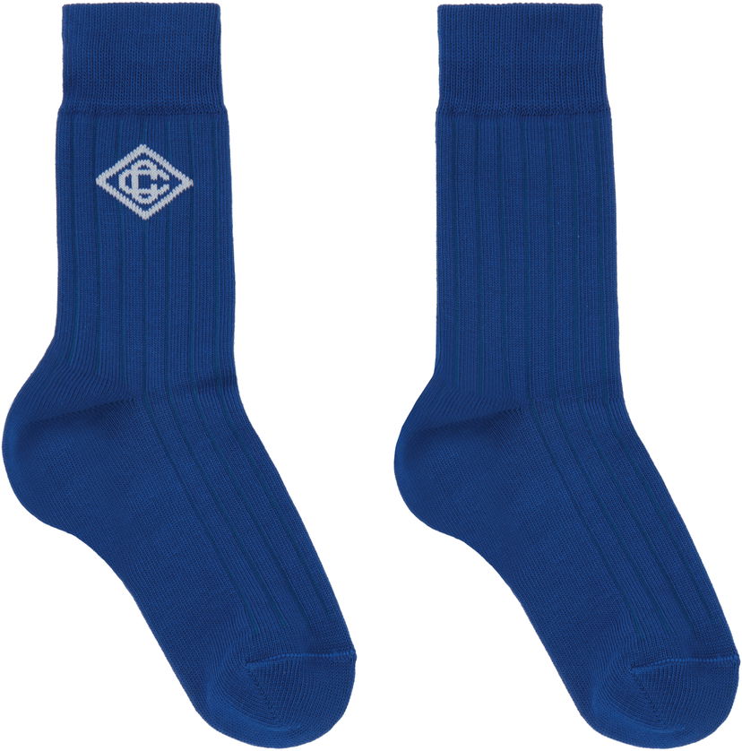 Nogavice Casablanca Dress Socks Modra | APS25-ACC-086-01