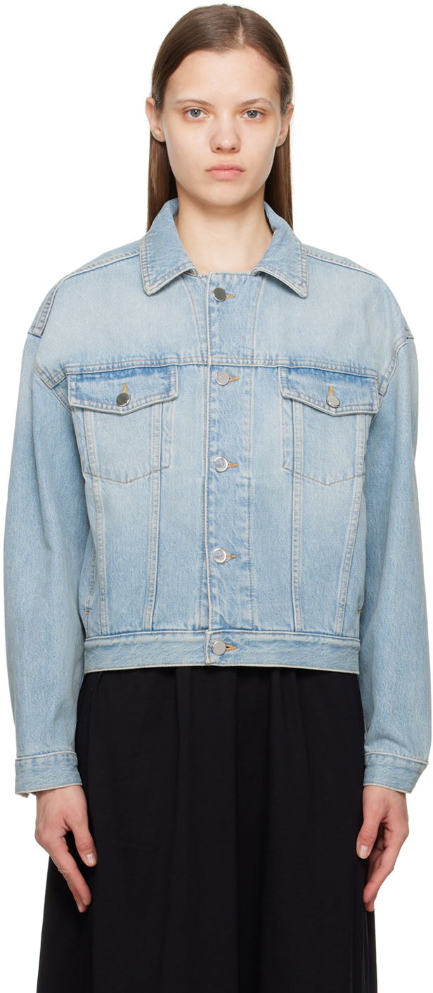 Jakna Loulou de Saison Loulou de Saison Dave Denim Jacket Modra | DAVE