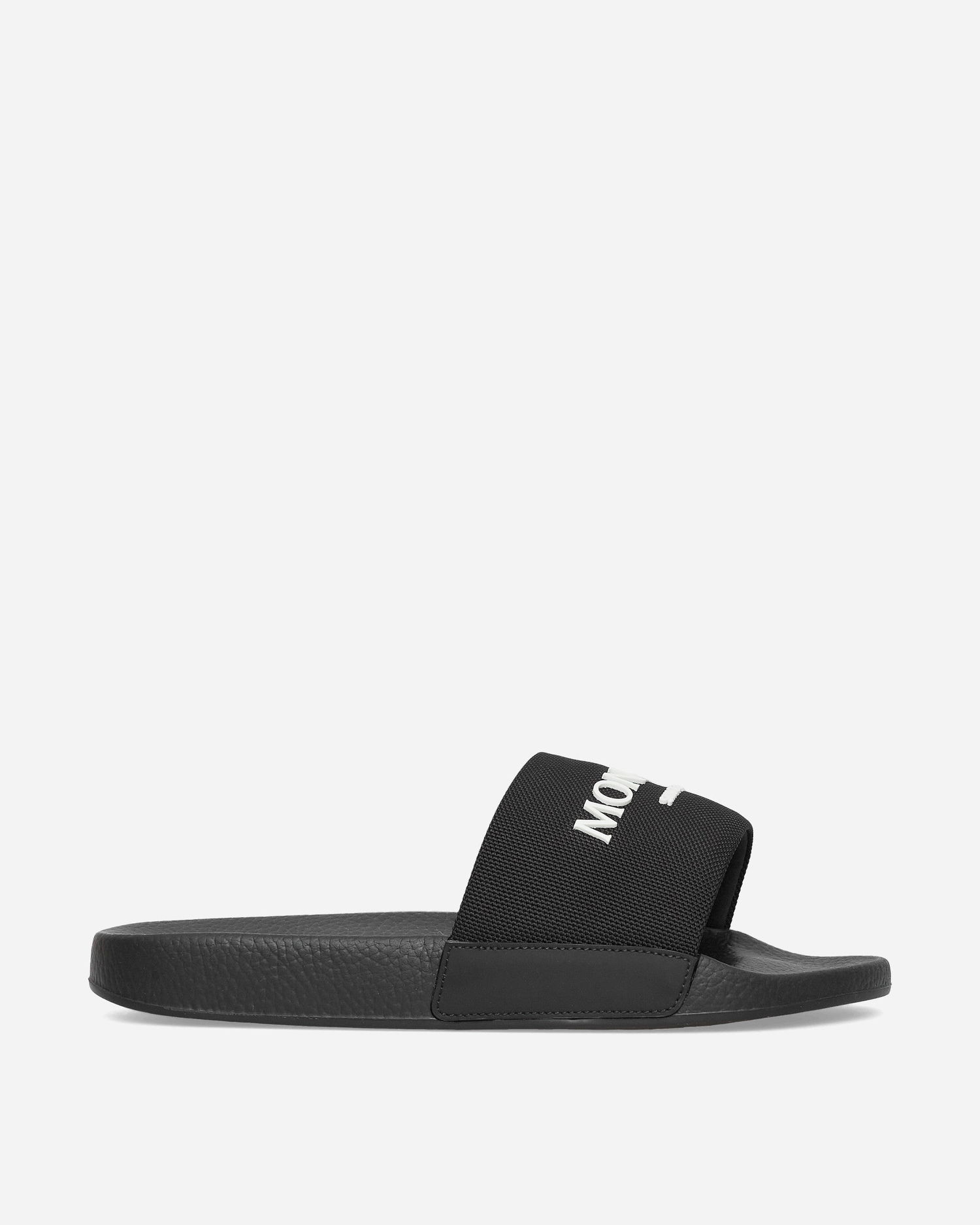Superge in čevlji Moncler Logo Slides Črna | H109A4C00050 999, 0
