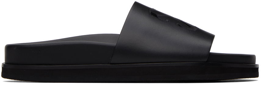 Superge in čevlji Off-White Black Pool Time Slides Črna | OMIT006F23LEA0011010, 0