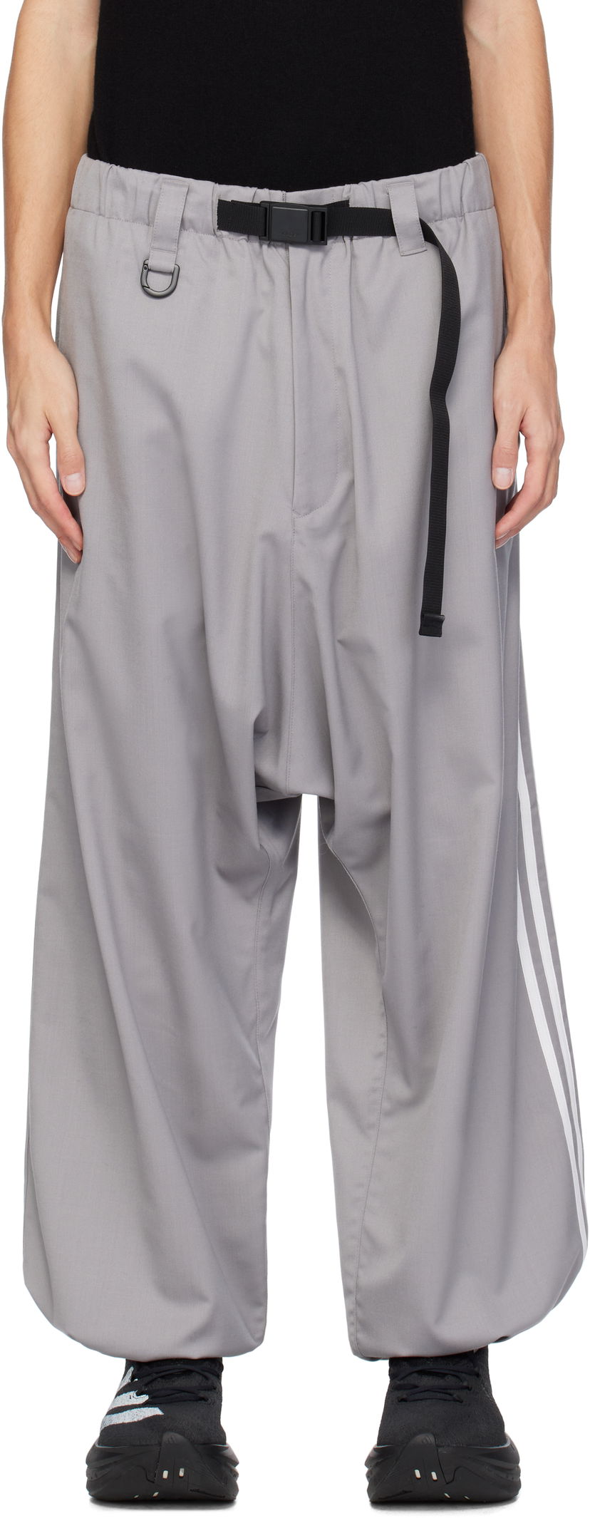 Hlače Y-3 Wool Trousers Siva | JE3453