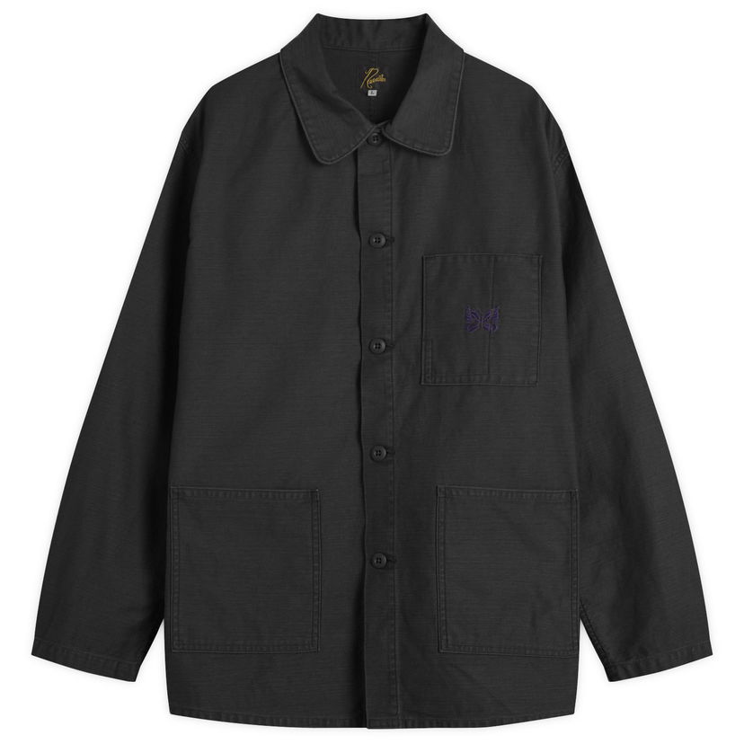 Jakna Needles Reversed Sateen Coverall Jacket Črna | RW215-B