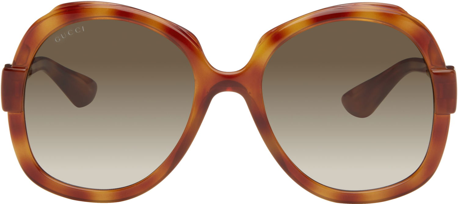 Sončna očala Gucci Saint Tropez Oversized Sunglasses Rjava | GG1432S-002, 0