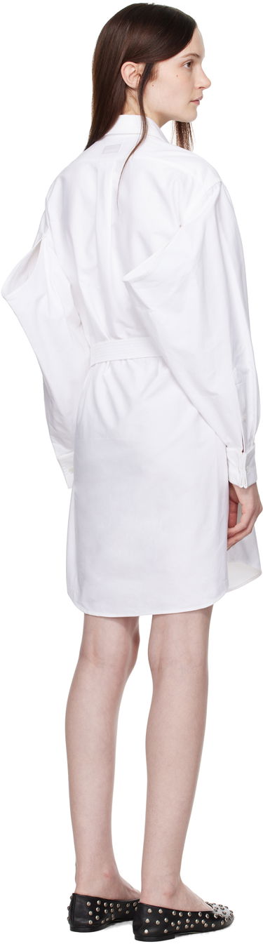 Srajce KENZO Kimono Sleeve Shirt Dress Bela | FF52RO4059LO, 2