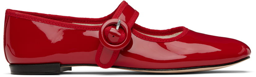 Obleke Repetto Repetto Georgia Square-Toe Mary Jane Ballerinas Rdeča | V4141V