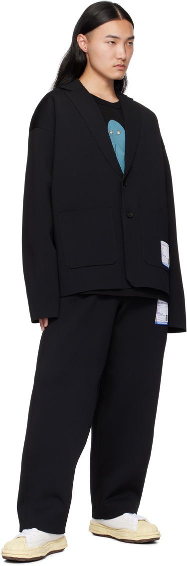 Pleteni pulover Maison MIHARA YASUHIRO MIHARA YASUHIRO Milan Rib Blazer Črna | I13JK024, 3