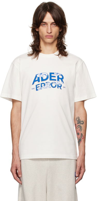 Majica ADER ERROR Flocked Logo T-Shirt Bela | BN25FYTS0101OW, 0