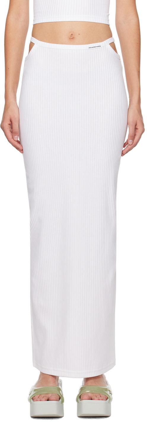 Krila Alexander Wang Alexander Wang Cutout Maxi Skirt Bela | 4CC1245057, 0
