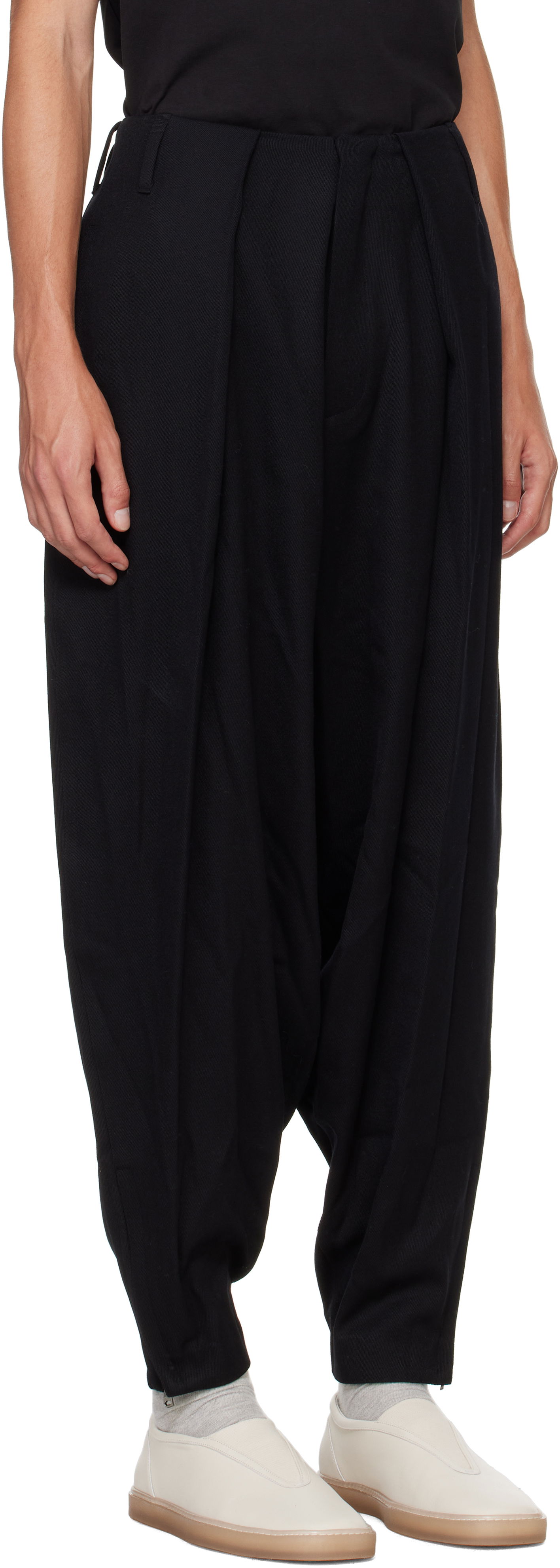 Hlače ADER ERROR Black Wide Leg Trousers Črna | BN01FWSA0201BK, 1