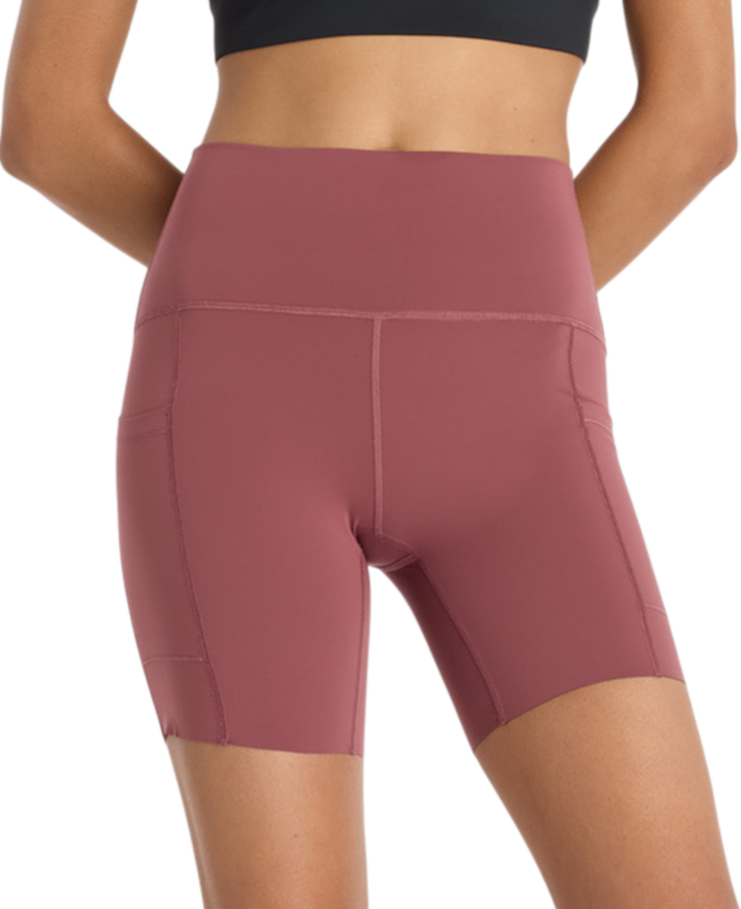 Kratke hlače New Balance New Balance Sleek Pocket High Rise Short 6" Bordo | ws51271-wad