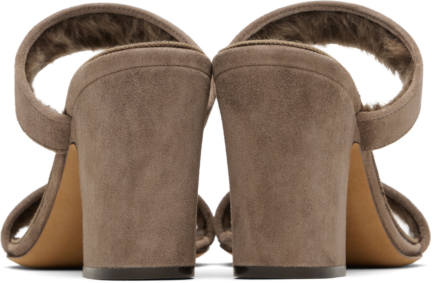Obleke The Row The Row Awar Strap Heeled Sandals Siva | F1595-L221, 1