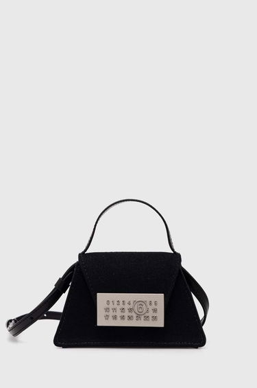 Torbica Maison Margiela MM6 Black Triangle Shoulder Bag Črna | SB5ZI0006.P6642, 0