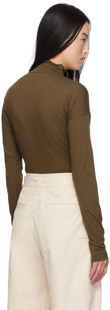Pleteni pulover LEMAIRE Second Skin Turtleneck Zelena | TO1175 LJ053, 2