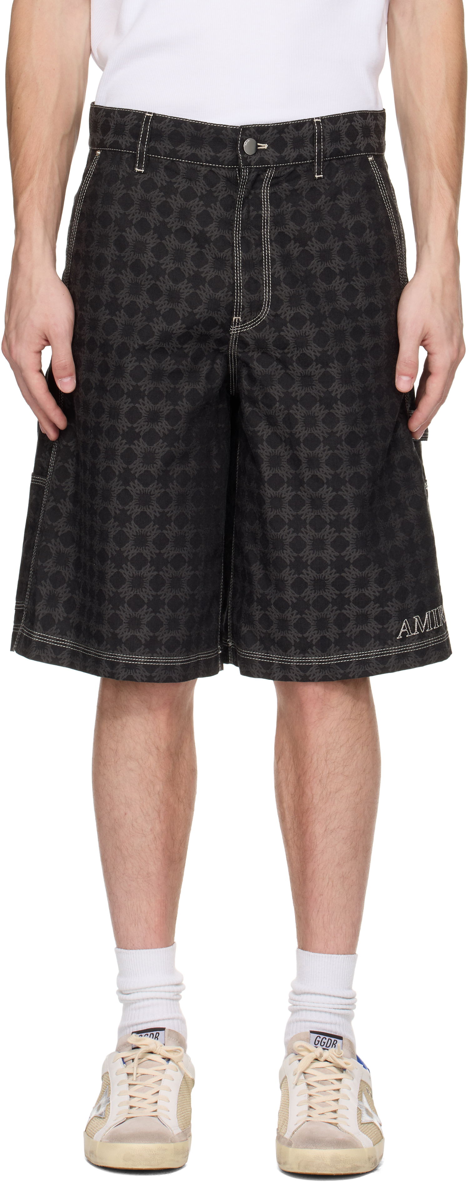 Kratke hlače AMIRI AMIRI MA Quad Work Shorts Črna | AMSHCA1091, 0