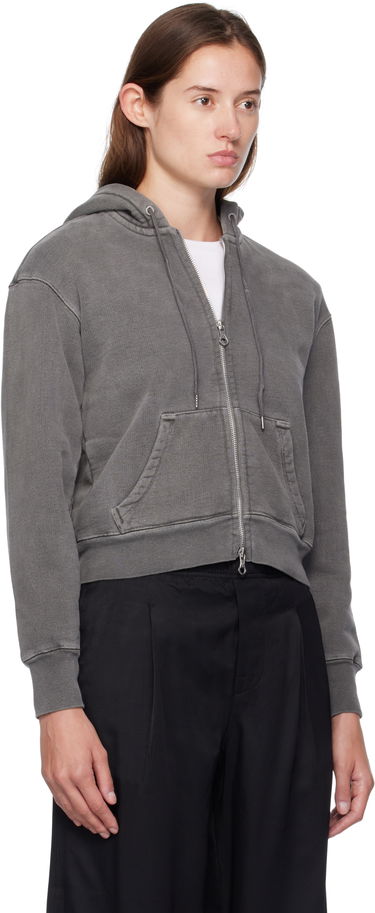 Pulover OUR LEGACY Our Legacy Mischief Zip-Up Hoodie Siva | W4256MW, 1
