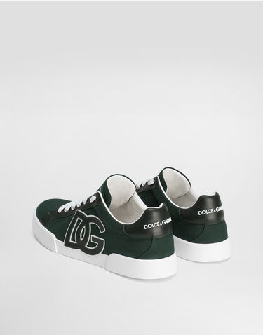 Superge in čevlji Dolce & Gabbana Dolce & Gabbana Portofino Light Strobel Canvas and Calfskin Zelena | CS2343AE6298S353, 2