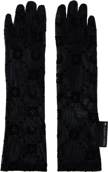 Rokavice Marine Serre Marine Serre Recycled Mesh Flock Long Gloves Črna | WSA027A CJER0005, 0
