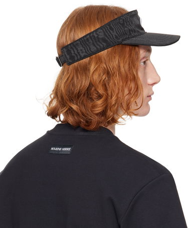 Kapa Marine Serre Marine Serre Recycled Moire Visor Cap Črna | UHG037A CWOV0030, 2