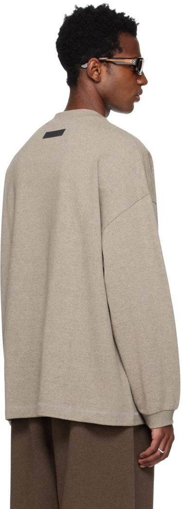 Majica Fear of God Core Collection Heavy L/S Tee Heather Grey Siva | 125SU242011F, 2